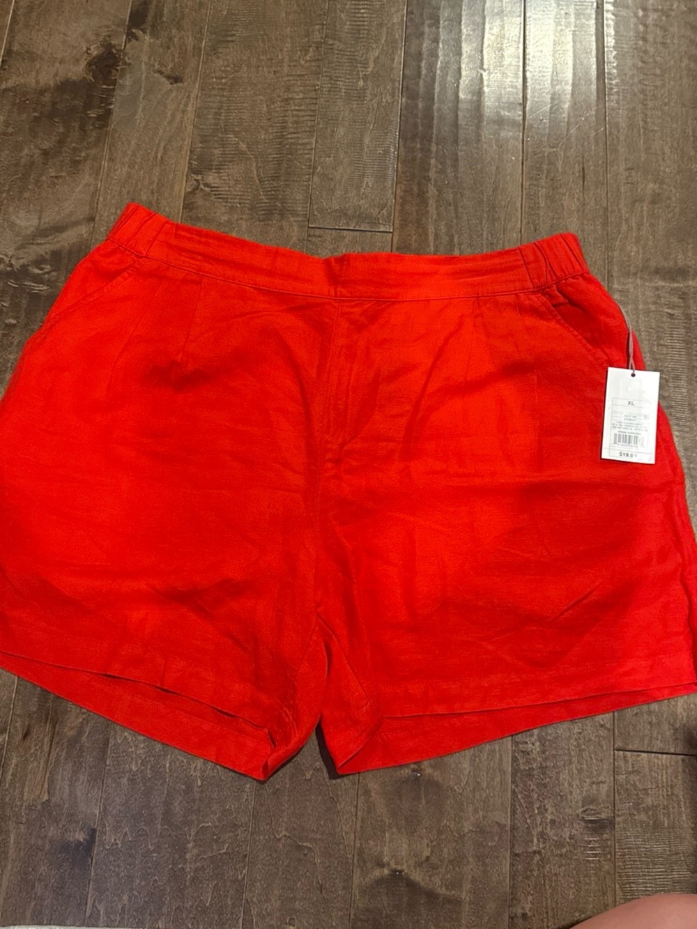 a new day Bright Red Pull-On Everyday Shorts